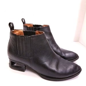 Jeffrey Campbell Leather Metcalf Ankle Boots